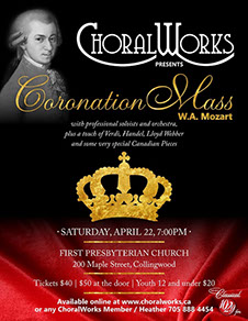 Coronation Mass poster