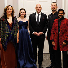 Marion Newman, mezzo-soprano; Caitlin Wood, soprano; Asitha Tennekoon, tenor